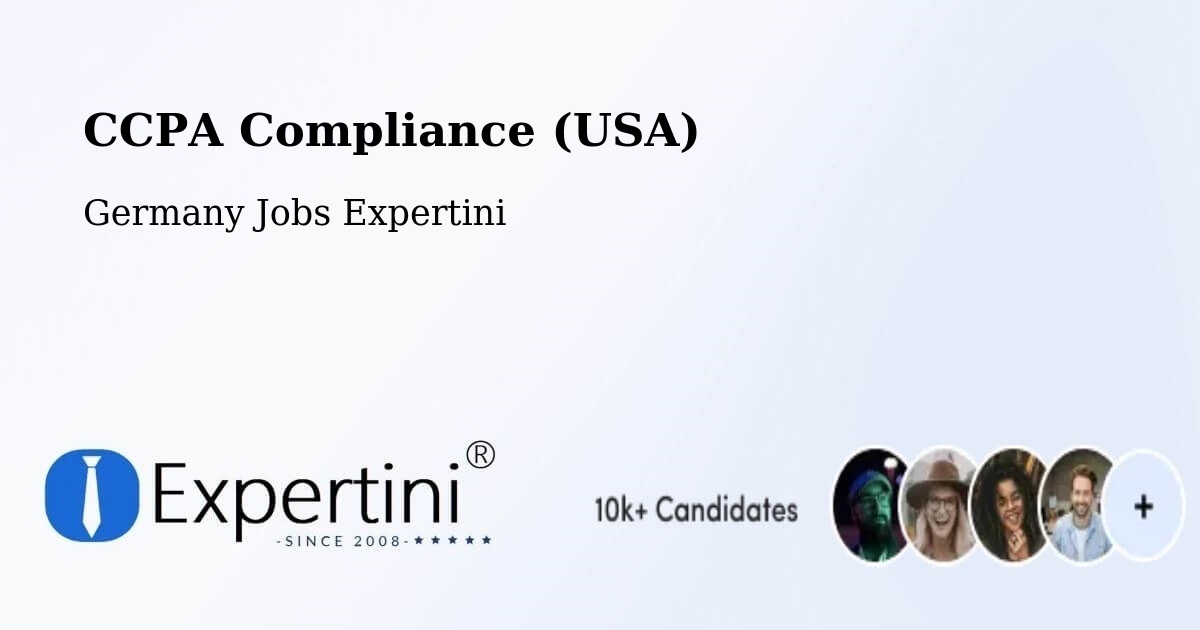 CCPA Privacy Rights & Compliance Notice – Falkensee - Germany Jobs Expertini