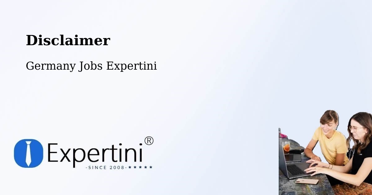 Disclaimer – Falkensee - Germany Jobs Expertini