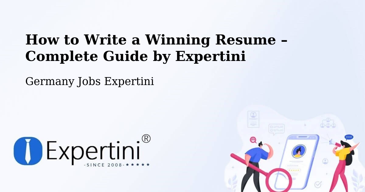 Resume Writing Guide for Job Seekers – Falkensee - Falkensee, Germany Jobs Expertini