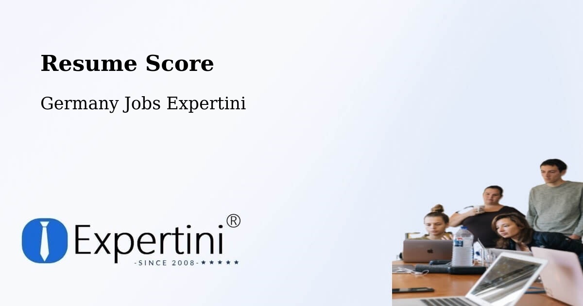Resume Score & Job Description Match Tool – Falkensee - Germany Jobs Expertini
